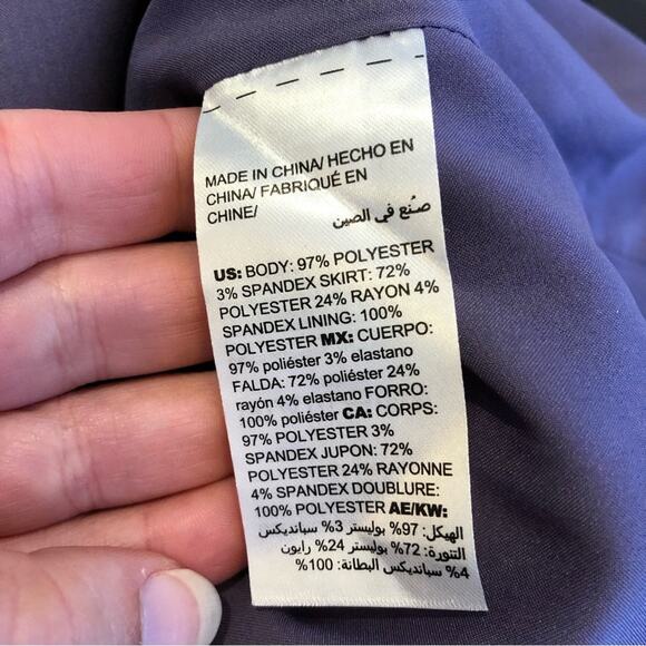 WHBM black twisted collar houndstooth skirt sleeveless sheath dress size 2 NWT - Picture 11 of 15